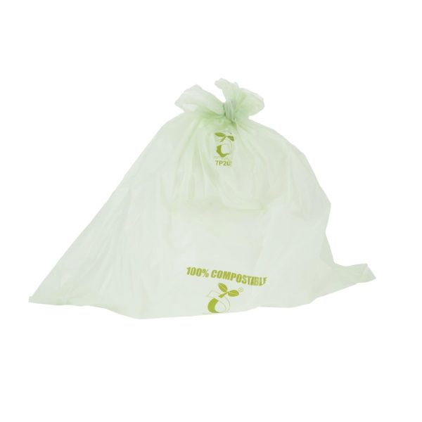 Jantex Green Compostable Caddy Liners 10Ltr (24 Pack)