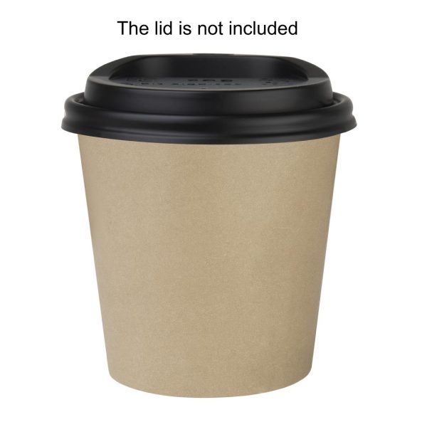 Fiesta Recyclable Hot Cups Single Wall Kraft 6oz (50 Pack) - Image 3