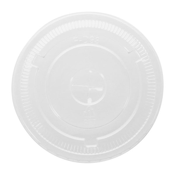 Fiesta Recyclable rPET Flat Lids for 12/16/20oz Cups (400 Pack) - Image 2