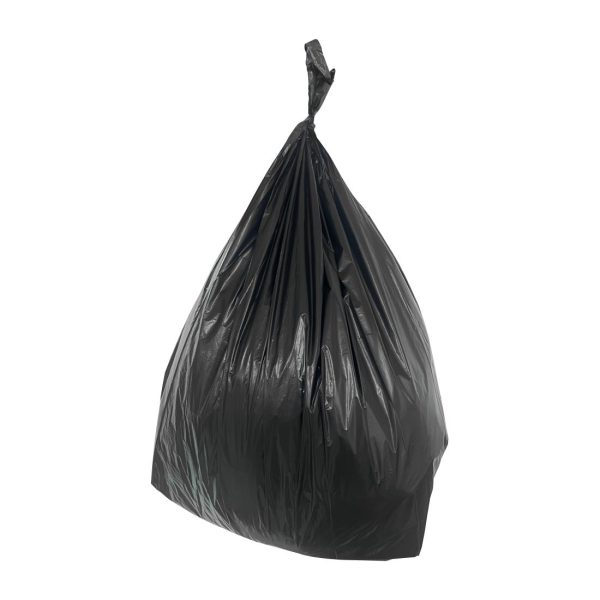 Jantex Heavy Duty Bin Bags Black 70Ltr (Pack 100)