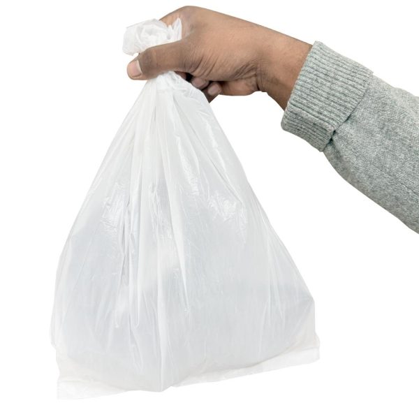 Jantex Light Duty Bin Bags White 10Ltr (Pack 200) - Image 3