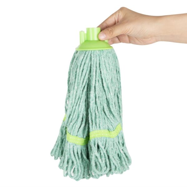 Jantex Deck Mop Head Green Stripe 200g - Image 3