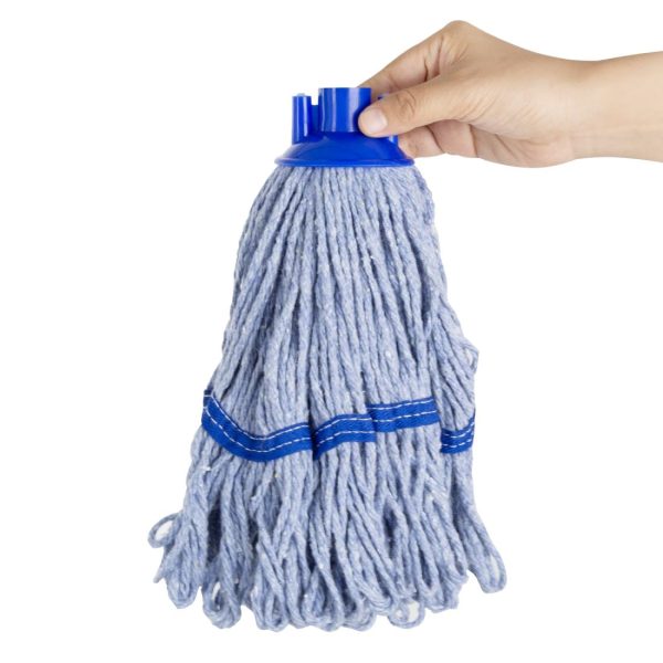 Jantex Deck Mop Head Blue Stripe 200g - Image 3