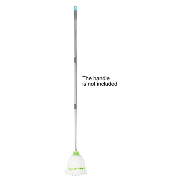 Jantex Microfibre Mop Head Green Stripe 150g - Image 2