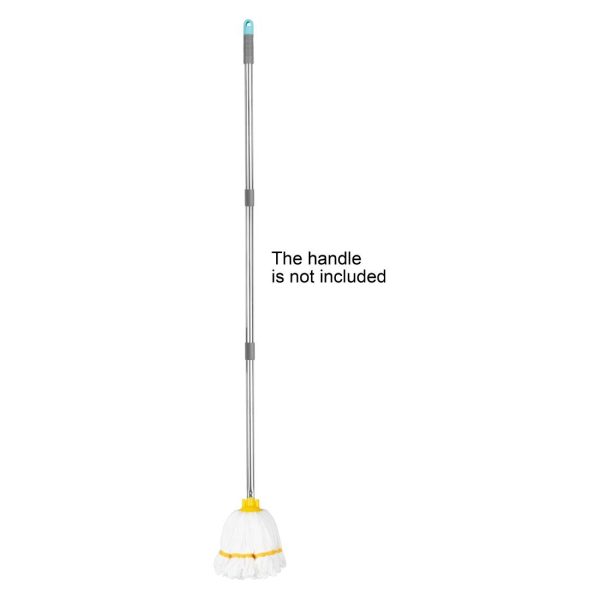 Jantex Microfibre Mop Head Yellow Stripe 150g - Image 2