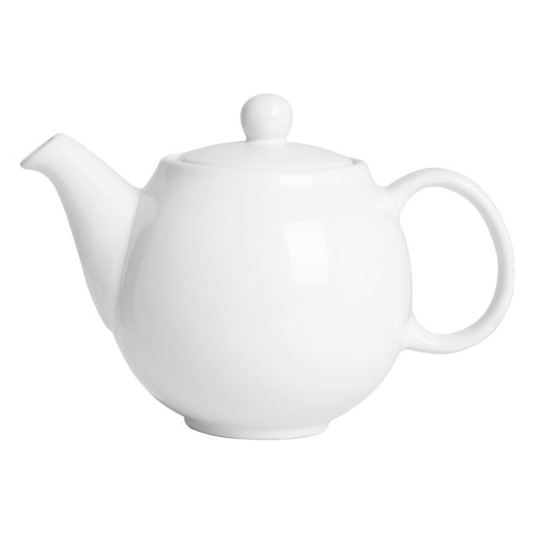 Olympia Café Teapot White 450ml (2 Pack) - Image 2
