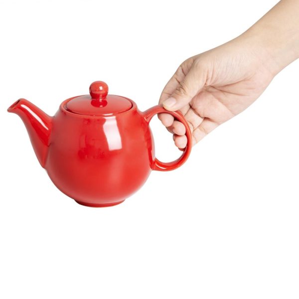 Olympia Café Teapot Red 450ml (2 Pack) - Image 4