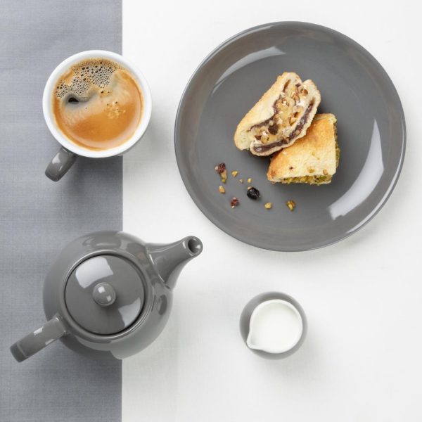 Olympia Café Teapot Charcoal 450ml (2 Pack) - Image 7