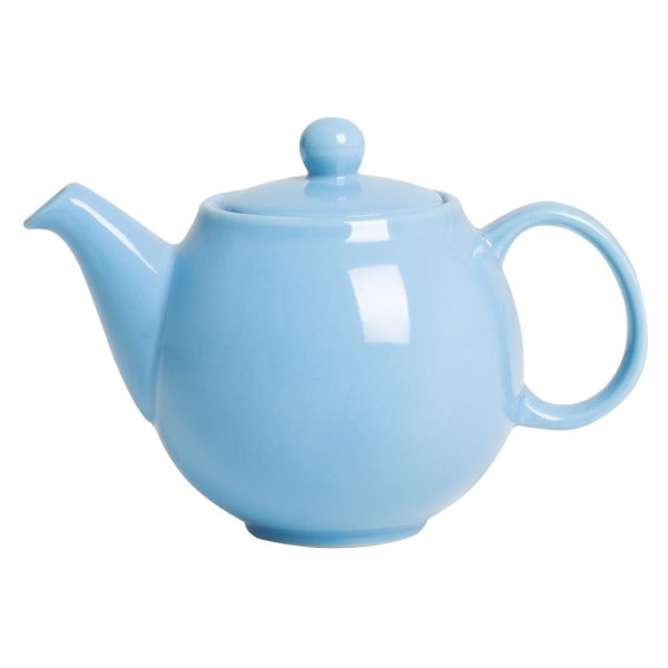 Olympia Café Teapot Blue 450ml (2 Pack)