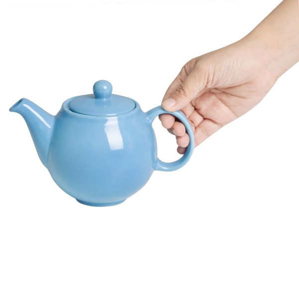 Olympia Café Teapot Blue 450ml (2 Pack) - Image 4