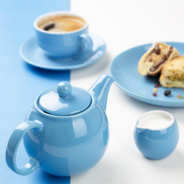 Olympia Café Teapot Blue 450ml (2 Pack) - Image 6
