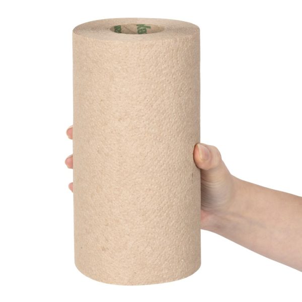 Jantex Green 100% Recycled Kitchen Roll 75 Sheets (24 Pack) - Image 4