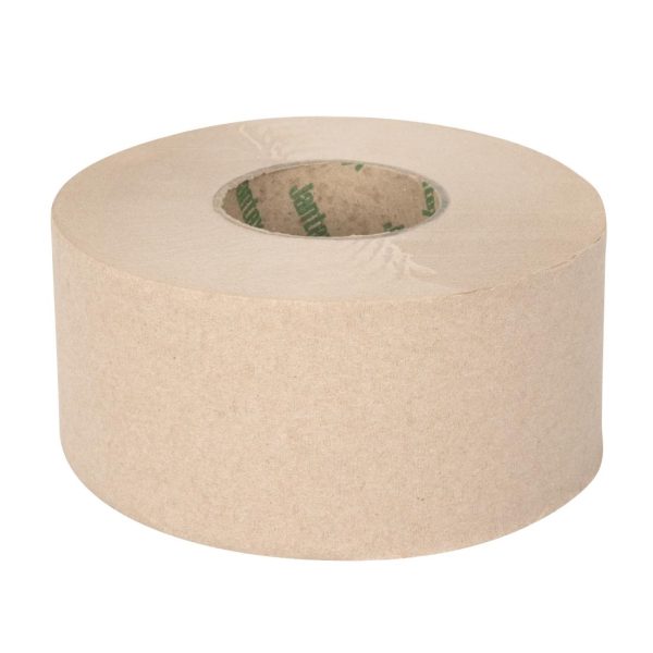 Jantex Green 100% Recycled Mini Jumbo Roll Refill 2ply - 150m (12 Pack)
