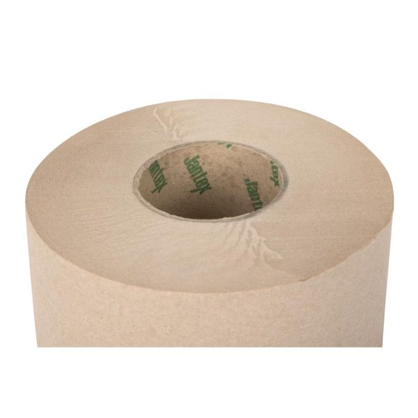Jantex Green 100% Recycled Mini Jumbo Roll Refill 2ply - 150m (12 Pack) - Image 2