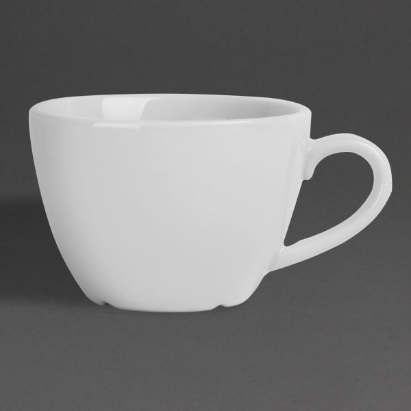 Olympia Whiteware Flat White Cups 170ml (12 Pack)