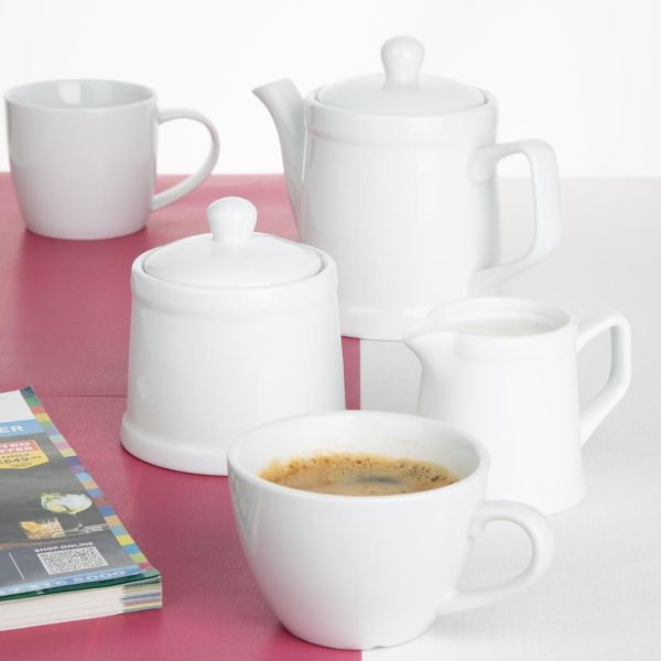 Olympia Whiteware Pier Jugs 120ml (6 Pack) - Image 6