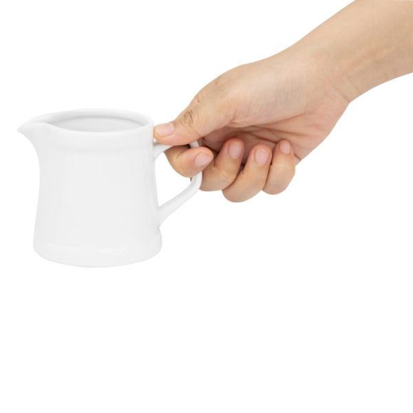 Olympia Whiteware Pier Jugs 200ml (6 Pack) - Image 5