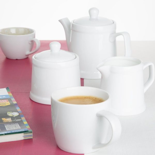 Olympia Whiteware Pier Jugs 200ml (6 Pack) - Image 6