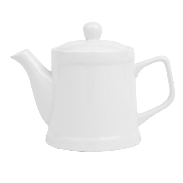 Olympia Whiteware Pier Teapot 500ml (2 Pack) - Image 2