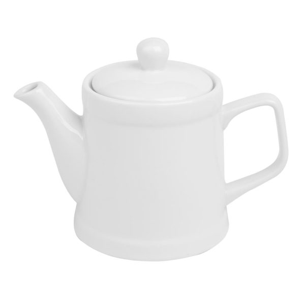 Olympia Whiteware Pier Teapot 500ml (2 Pack) - Image 3