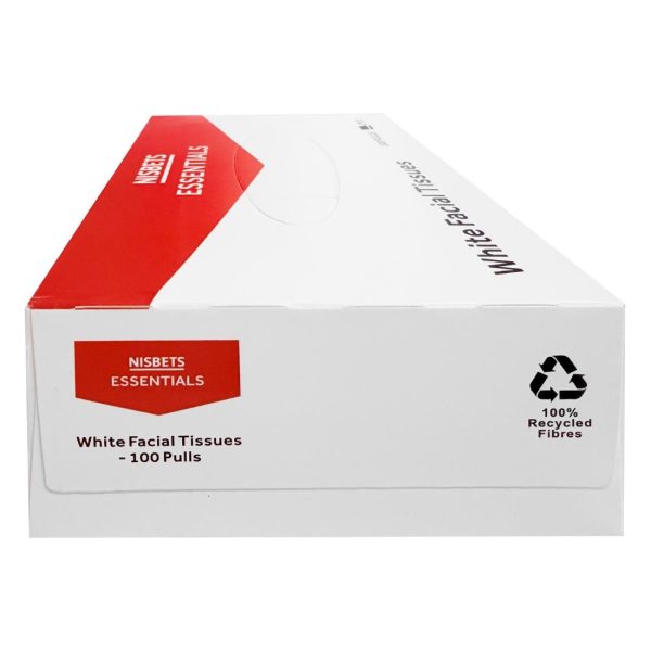 Nisbets Essentials White Hand Towels 1ply - 100 Sheets (36 Pack) - Image 3