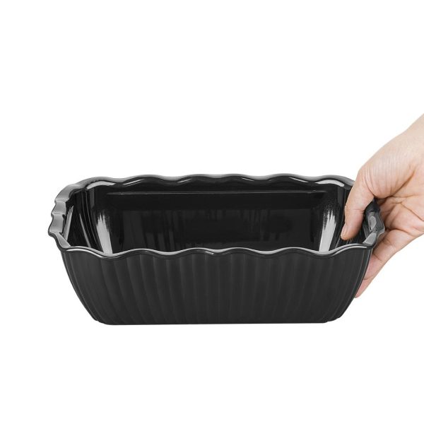 Olympia Kristallon Medium Salad Crock - Black - Image 3