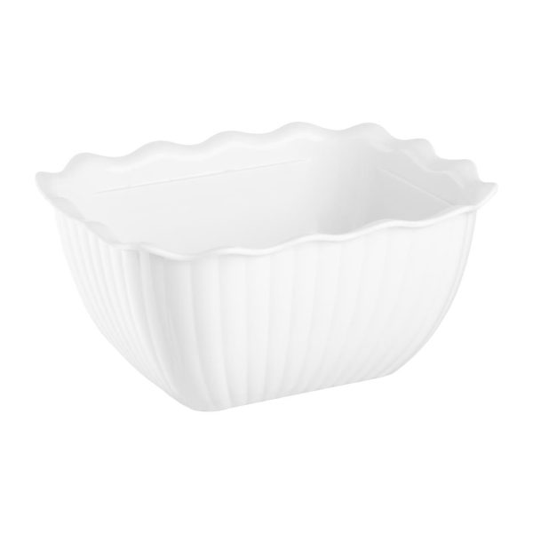 Olympia Kristallon Small Salad Crock - White - Image 2