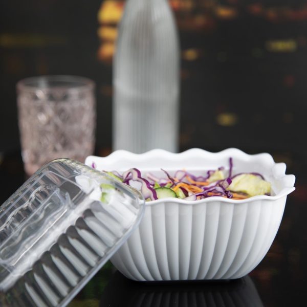 Olympia Kristallon Small Salad Crock - White - Image 6