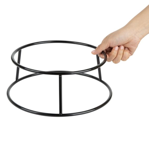 Olympia Non-Slip Multi-Round Riser Black Wire 230x260x100mm - Image 4