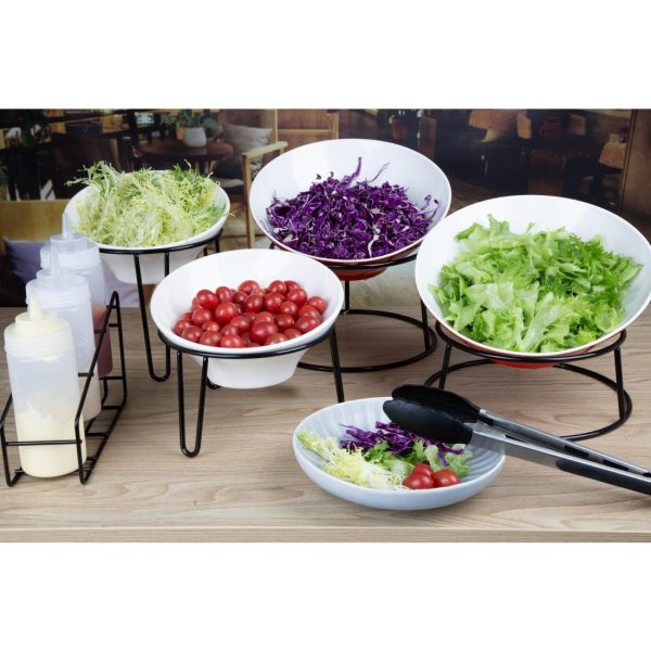Olympia Non-Slip Riser Round Multi Black Wire 230x260x150mm - Image 2