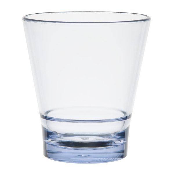 Olympia Kristallon Polycarbonate Stacking Tumblers - Blue 250ml (6 Pack) - Image 2