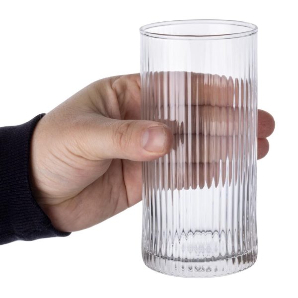 Olympia Chester Long Drink Glass 370ml (6 Pack) - Image 5