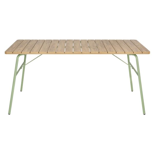 Bolero Melbourne Outdoor Polywood Dining Table 1610x800x734mm - Image 2