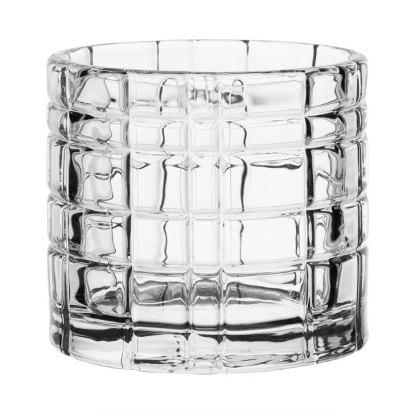 Olympia Geo Glass Tealight Holders 64x57mm (6 Pack)