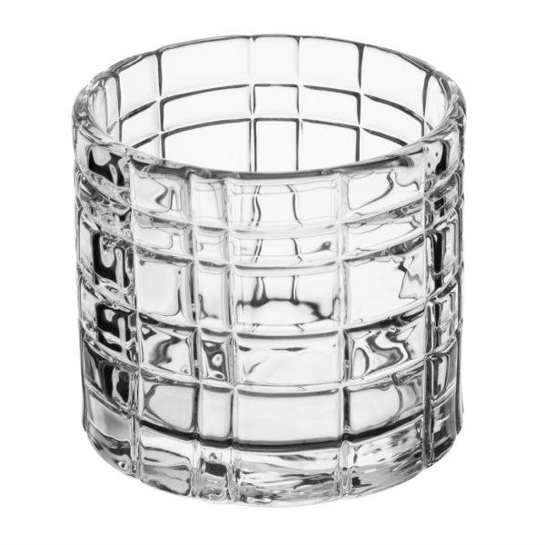 Olympia Geo Glass Tealight Holders 64x57mm (6 Pack) - Image 2