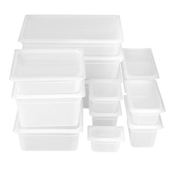Nisbets Essentials Polypropylene 1/3 Gastronorm Container 150mm - Image 6