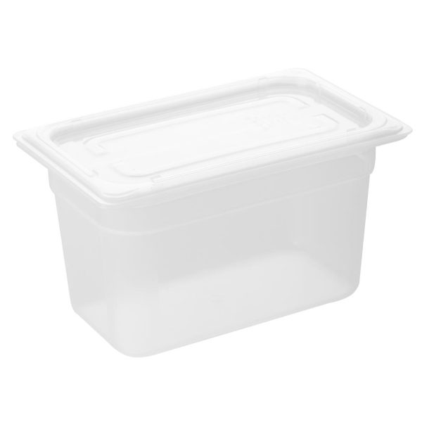 Nisbets Essentials Polypropylene 1/4 Gastronorm Container 150mm - Image 3