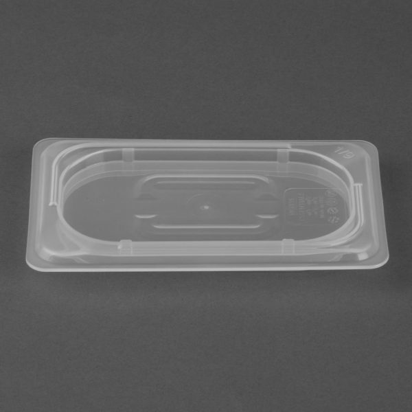 Nisbets Essentials Polypropylene Gastronorm Lid 1/9 - Image 4