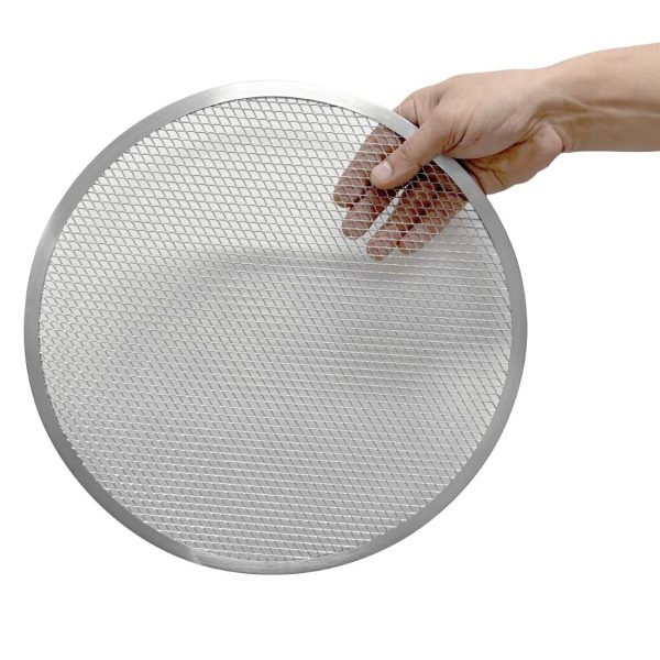 Vogue Aluminium Pizza Screen 14" - Image 2