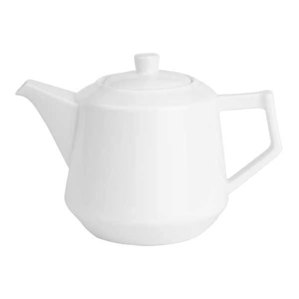 Olympia Whiteware Deco Teapot 820ml (2 Pack) - Image 2