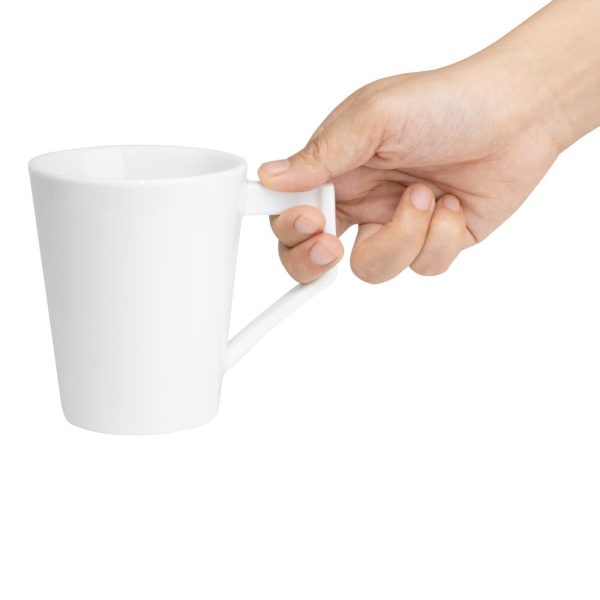 Olympia Whiteware Deco Cups 300ml (6 Pack) - Image 4
