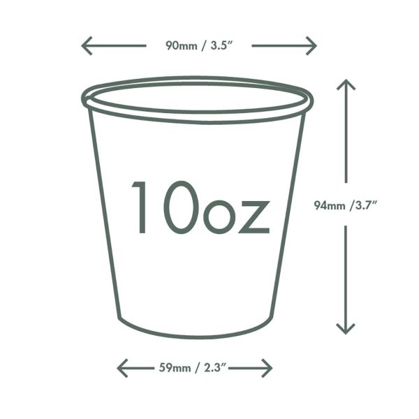 Vegware Paper Cold Cups 89-Series 10oz/285ml (1000 Pack) - Image 4