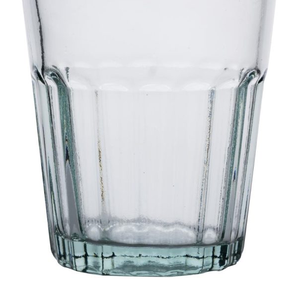 Olympia Recycled Glass Fluted Hi Ball Tumblers 500ml (6 Pack) - Image 3