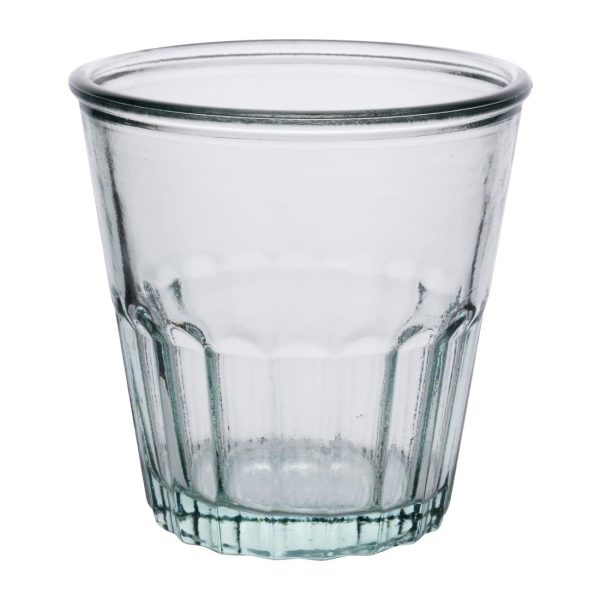 Olympia Recycled Glass Fluted Rocks Tumblers 250ml (6 Pack) - Image 2