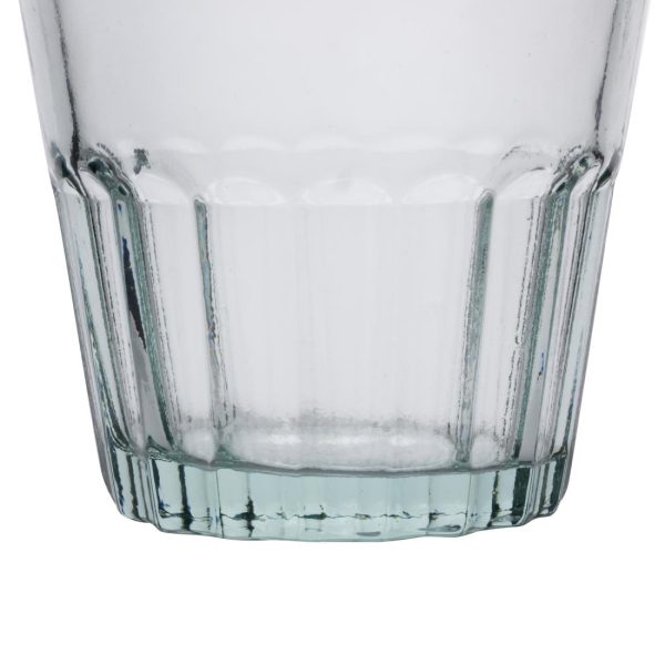Olympia Recycled Glass Fluted Rocks Tumblers 250ml (6 Pack) - Image 3