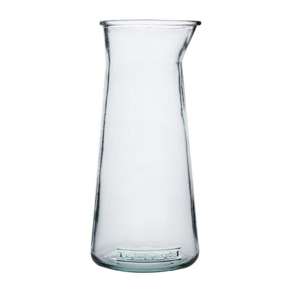Olympia Recycled Glass Conical Carafes 1Ltr (6 Pack)