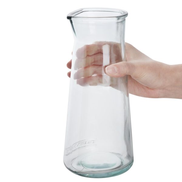 Olympia Recycled Glass Conical Carafes 1Ltr (6 Pack) - Image 5
