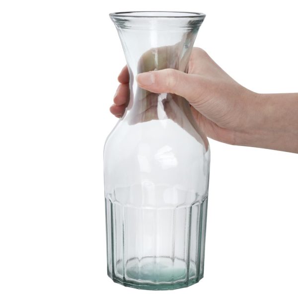 Olympia Recycled Glass Orleans Carafes 1Ltr (6 Pack) - Image 5