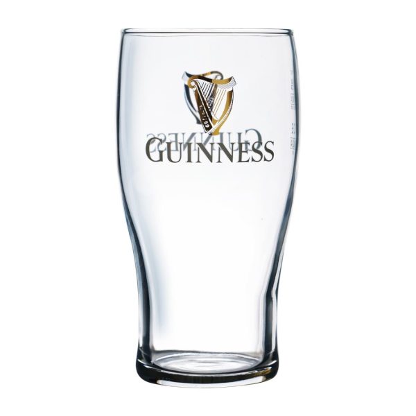 Guinness Pint Tulip Glasses CE Marked (12 Pack)