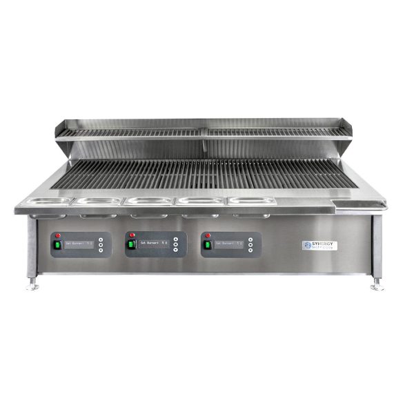 Synergy Grill ST1500 Trilogy Grill with Garnish Rail & Slow Cook Shelf Nat Gas - Image 2